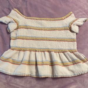 Off the shoulder American eagle crop top